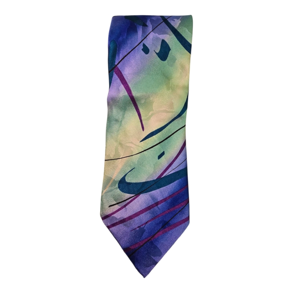 J. Garcia 100% Silk Tie 2005 Hieroglyphics Collection Forty Jerry Garcia